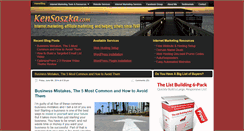 Desktop Screenshot of kensoszka.com